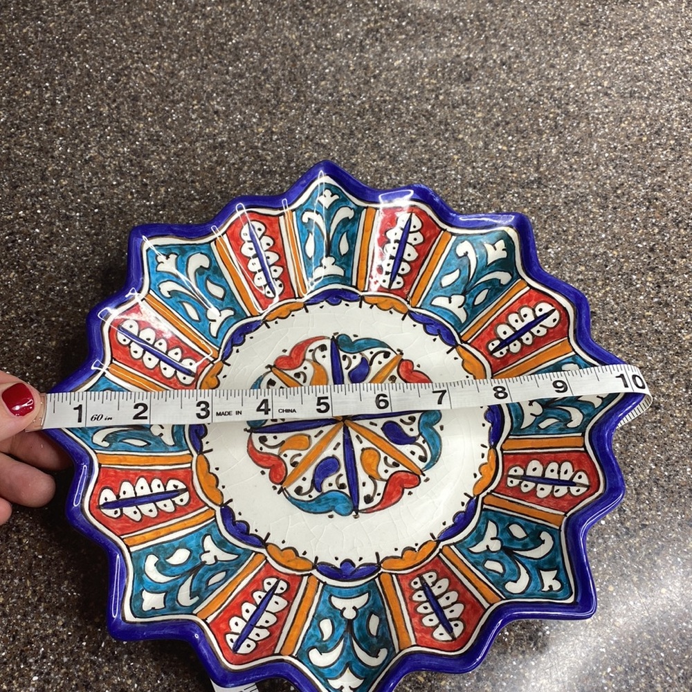 Decorative Display‎ Colorful Ceramic Plate - Picture 4 of 4